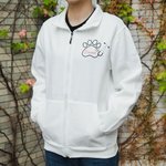 Personligt broderad sjuksköterskejacka med dragkedja och fickor Tillbaka till skolan Examensgåva för sjuksköterskestudent Medicinsk personal