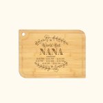 Personalisierte Geburt Blume Schneidebrett für Mutter Oma