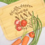 Personalisierte Geburt Blume Schneidebrett für Mutter Oma