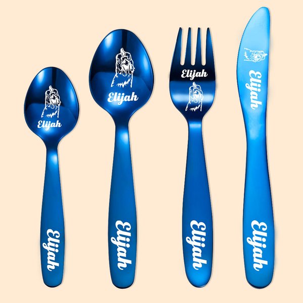 Personalisierte Huhn Thema Besteck Sets Geschenk