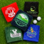 Gepersonaliseerde Golfhanddoek met Logo voor Golfcadeau