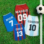 Maglia stampata personalizzata con nome e numero del cane Regalo per gli amanti dei cani