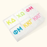 Personalized Neon Greek Alphabet Acrylic Catchall Box Sorority Party Gift for Women