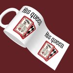 Personalisierte Paar Tassen Gothic Paar Tassen Ihr König & seine Königin