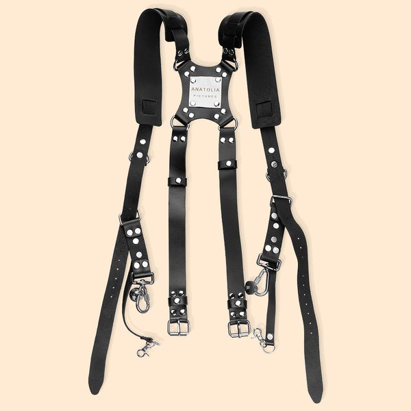 Personalizada de cuero genuino de doble soporte de la correa de la cámara de grabado láser Cumpleaños Regalo de Navidad para los fotógrafos