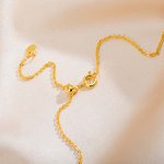 Personalized Heart and Arrow Projection Necklace