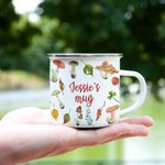 Tasse à champignons en céramique Magic Magic Mug Camping Mug en acier inoxydable pour les passionnés de jardinage/plantes