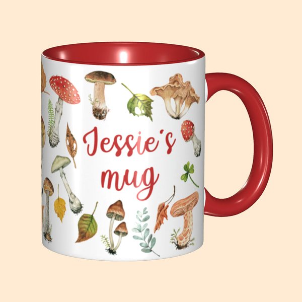 Tasse à champignons en céramique Magic Magic Mug Camping Mug en acier inoxydable pour les passionnés de jardinage/plantes