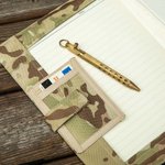 Personalized Military Waterproof Book Cover With Embroidery Name Military Gift for Him