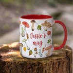 Tasse à champignons en céramique Magic Magic Mug Camping Mug en acier inoxydable pour les passionnés de jardinage/plantes