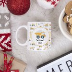 Taza personalizada Vehículo de construcción con nombre Regalo de cumpleaños para niño