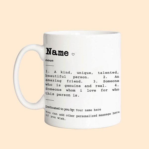 Personalised Best Friend Mug Friendship Mug Gift for Good Freind
