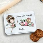Personalized Baking Tin for Her Baked with Love