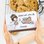 Personalized Baking Tin for Her Baked with Love