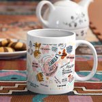 Tasse personnalisée Bohemia Affirmations positives Affirmations quotidiennes Tasse santé mentale
