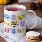 Tasse personnalisée Bohemia Affirmations positives Affirmations quotidiennes Tasse santé mentale
