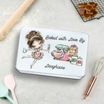 Personalized Baking Tin for Her Baked with Love