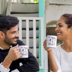 Personalised I Just Want To Touch Your Butt All The Time Funny Couple Mug 11oz Cup with Name Valentine's Day Anniversary Gift for Him Her Couple