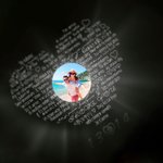 Collier Personnalisé avec Initiale et Projection de Photo Entourée de Je t'aime en 100 Langues Cadeau Anniversaire Fête pour Femme