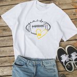 Personalisierte niedlichen Fußball Unisex-T-Shirt mit Nummer