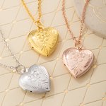 Gepersonaliseerde bloemen hart zakje ketting met foto Memorial Jewelry Gift