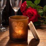 Personalized Any Map Where We Met Scented Candle Holder Valentine's Day Gift