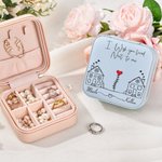 Personalized Long Distance Girlfriend Jewelry Box