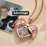 Personalised Vintage Locket Photo Necklace Memorial Jewelry Gift