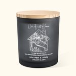 Personalized Any Map Where We Met Scented Candle Holder Valentine's Day Gift