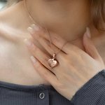 Personalised Vintage Locket Photo Necklace Memorial Jewelry Gift