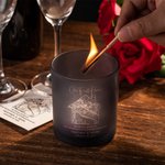 Personalized Any Map Where We Met Scented Candle Holder Valentine's Day Gift