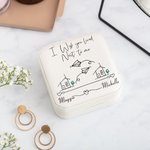 Personalized Long Distance Girlfriend Jewelry Box