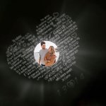 Personalisierte Herz Foto Projektion Zirkon  Halskette mit „Ich liebe dich“ in 100 Sprachen Jahrestag Geburtstag Geschenk für Damen