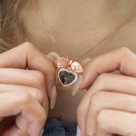 Personalised Vintage Locket Photo Necklace Memorial Jewelry Gift