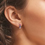 Orecchini personalizzati con pietre di nascita, regali per lei