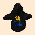 Personlig hundtröja med tassavtryck och namn Present till hund