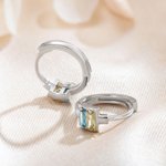 Orecchini personalizzati con pietre di nascita, regali per lei