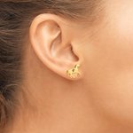 Boucle d'Oreilles en Forme de Cheval Galopant Personnalisé avec Initiale Bijoux d'Argent Cadeau d'Anniversaire Saint-Valentin pour Amatrice de Cheval