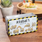 Personalized Engineering Vehicle Biscuit Tin Gift for Kids