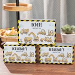 Personalized Engineering Vehicle Biscuit Tin Gift for Kids