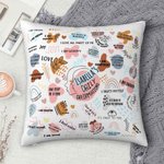 Personalized Bohemia Positive Affirmations Throw Pillow Cushion Cover