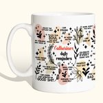 Tasse personnalisée Bohemia Positive Daily Affirmations Mental Health Mug