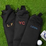Personalised Golf Beer Can Bag with Name
