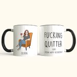 Personlig mugg Happy Retirement Present