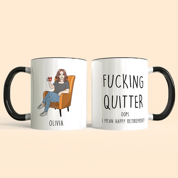 Personalised Mug Happy Retirement Gift