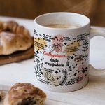 Tasse personnalisée Bohemia Positive Daily Affirmations Mental Health Mug