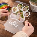 Veilleuse personnalisée avec portrait de chien pour la maman d'un chien et l'amoureux d'un animal de compagnie.