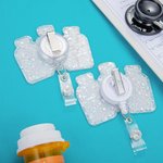 Gepersonaliseerde leuke acryl Sequin Badge Scroll met Drug naam verjaardag bedankt Gift Gift voor arts verpleegkundige