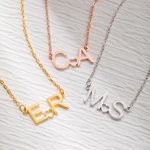 Personalized Dainty Initials Necklace Gifts for Her