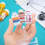 Gepersonaliseerde leuke acryl Sequin Badge Scroll met Drug naam verjaardag bedankt Gift Gift voor arts verpleegkundige